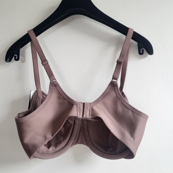 New WACOAL Classic Reinvention Solid-Colored Deep Taupe Bra NWT Size 32D - Picture 5 of 7